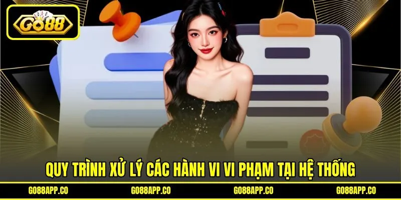 Quy trình xử lý các hành vi vi phạm tại hệ thống